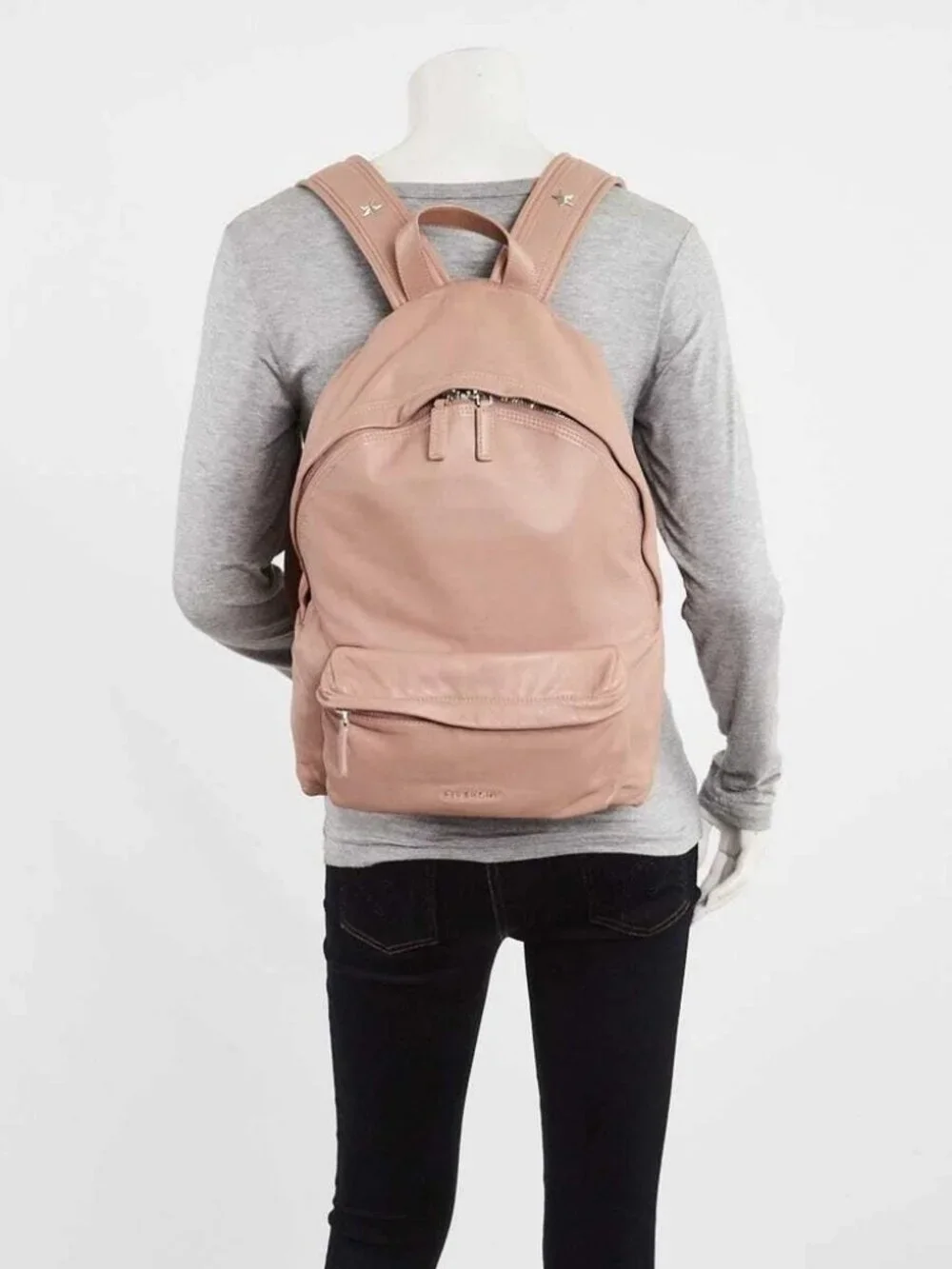 Givenchy Pink Lambskin Leather Backpack